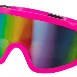 Occhiali da Sci o Snowboard Anni 80 Rosa Neon