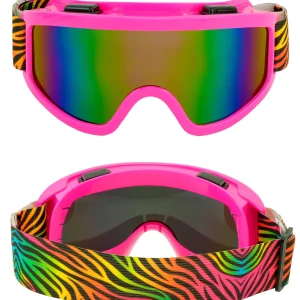 Occhiali da Sci o Snowboard Anni 80 di Tigre Arcobaleno
