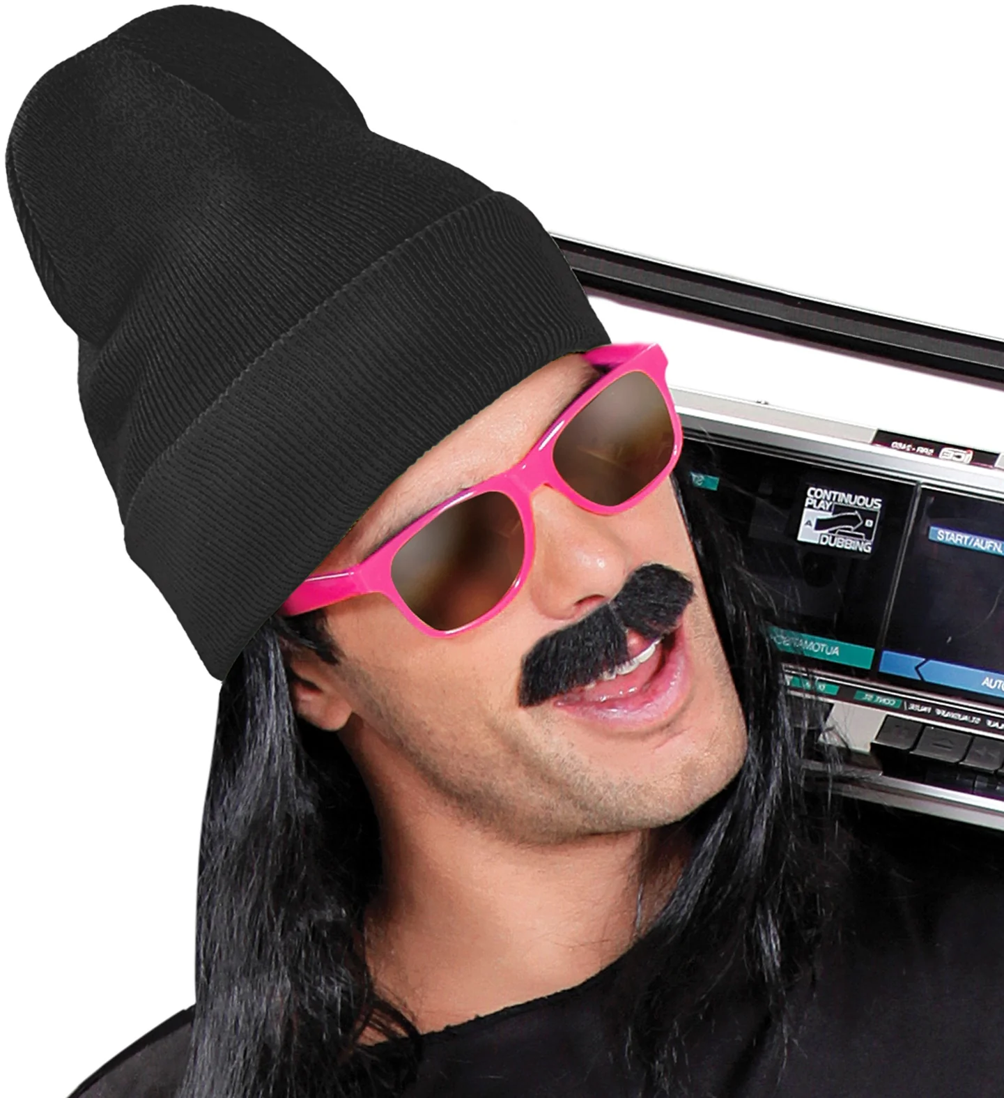 Cappello Nero Tipo Lana - immagine 9