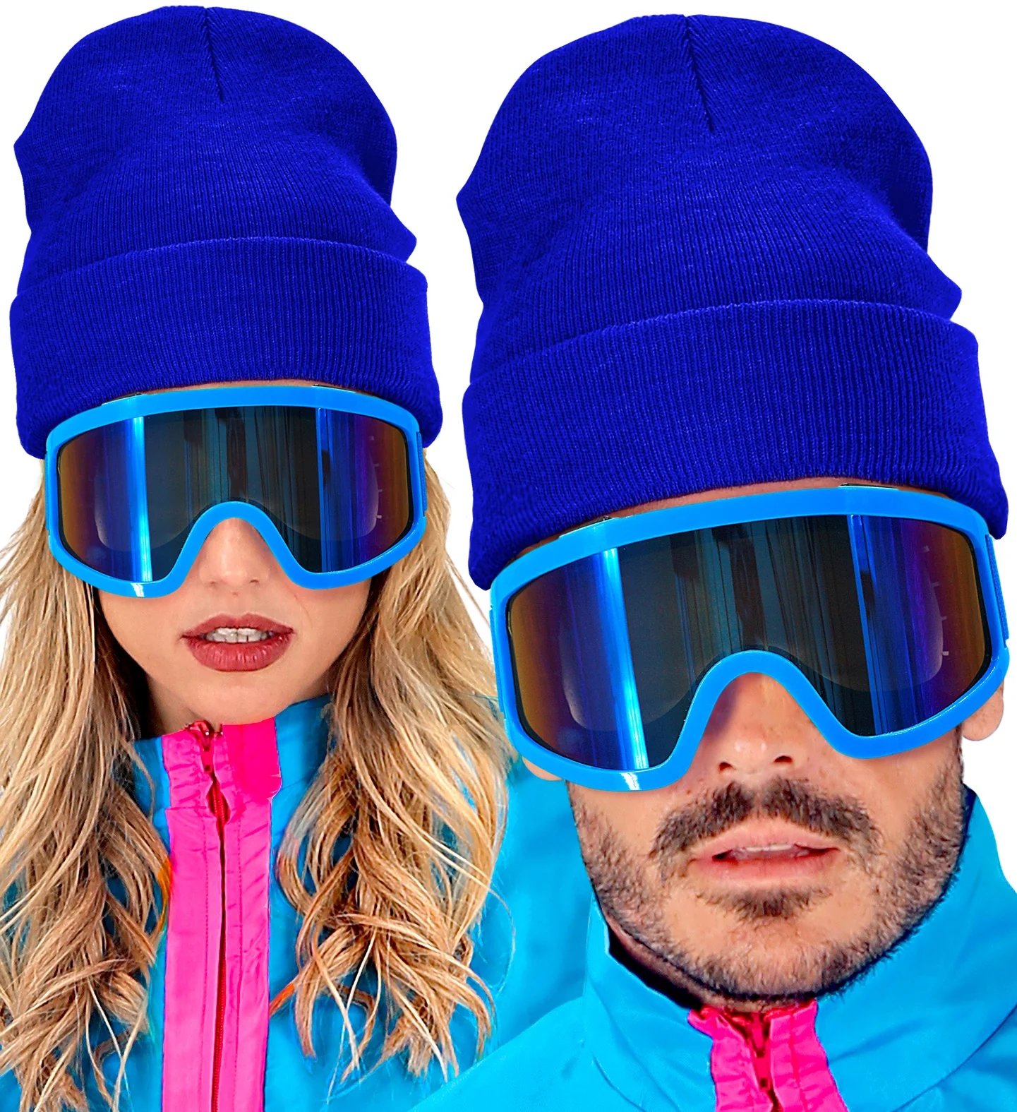 Cappello Blu Scuro Tipo Lana - immagine 3