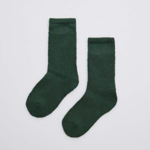 Calzini termici per bambini verde bottiglia