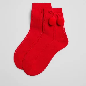 Calzini traforati rossi per bambini