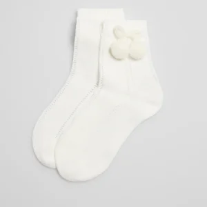 Calzini traforati per bambini avorio