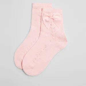 Calzini traforati rosa per bambini