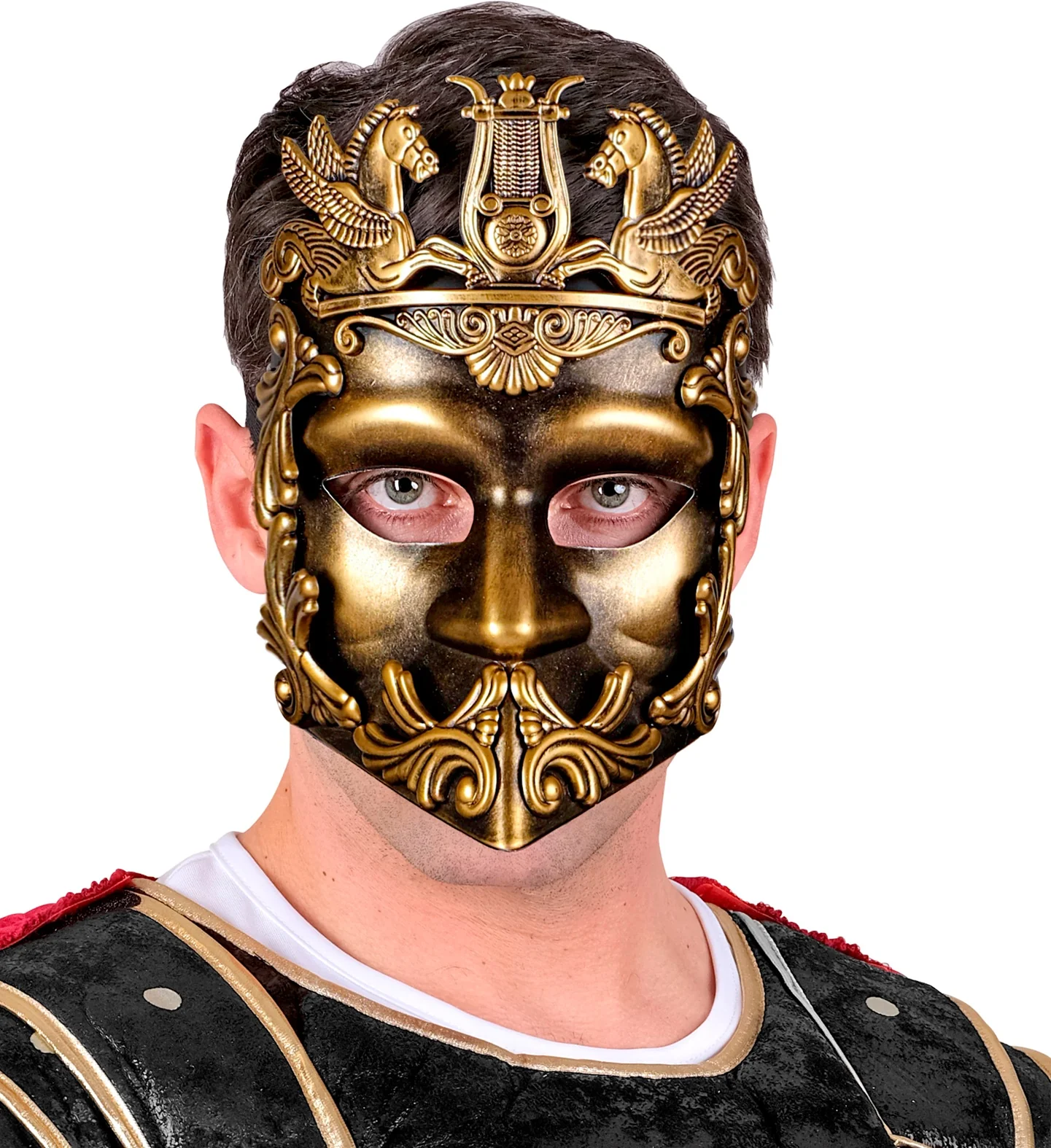 Maschera di Greco o Romano Dorata - immagine 5