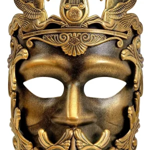 Maschera di Greco o Romano Dorata