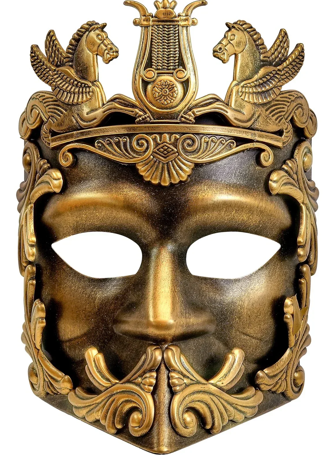 Maschera di Greco o Romano Dorata - immagine 2