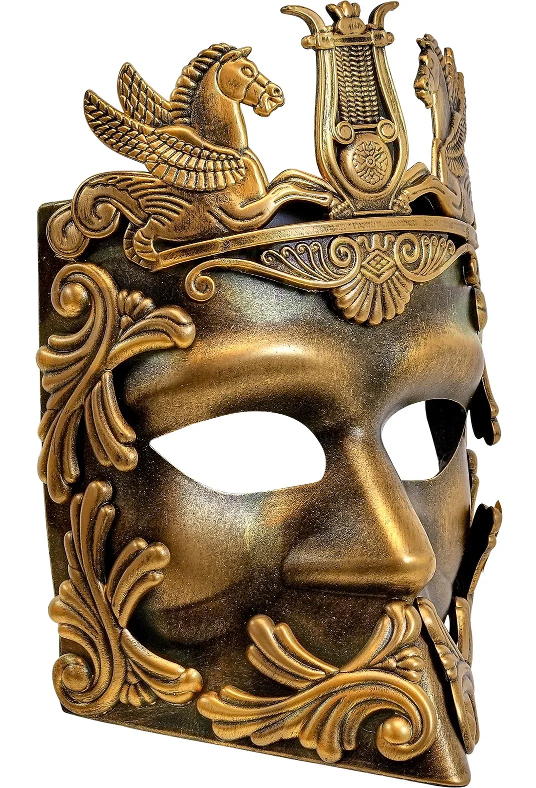 Maschera di Greco o Romano Dorata - immagine 6