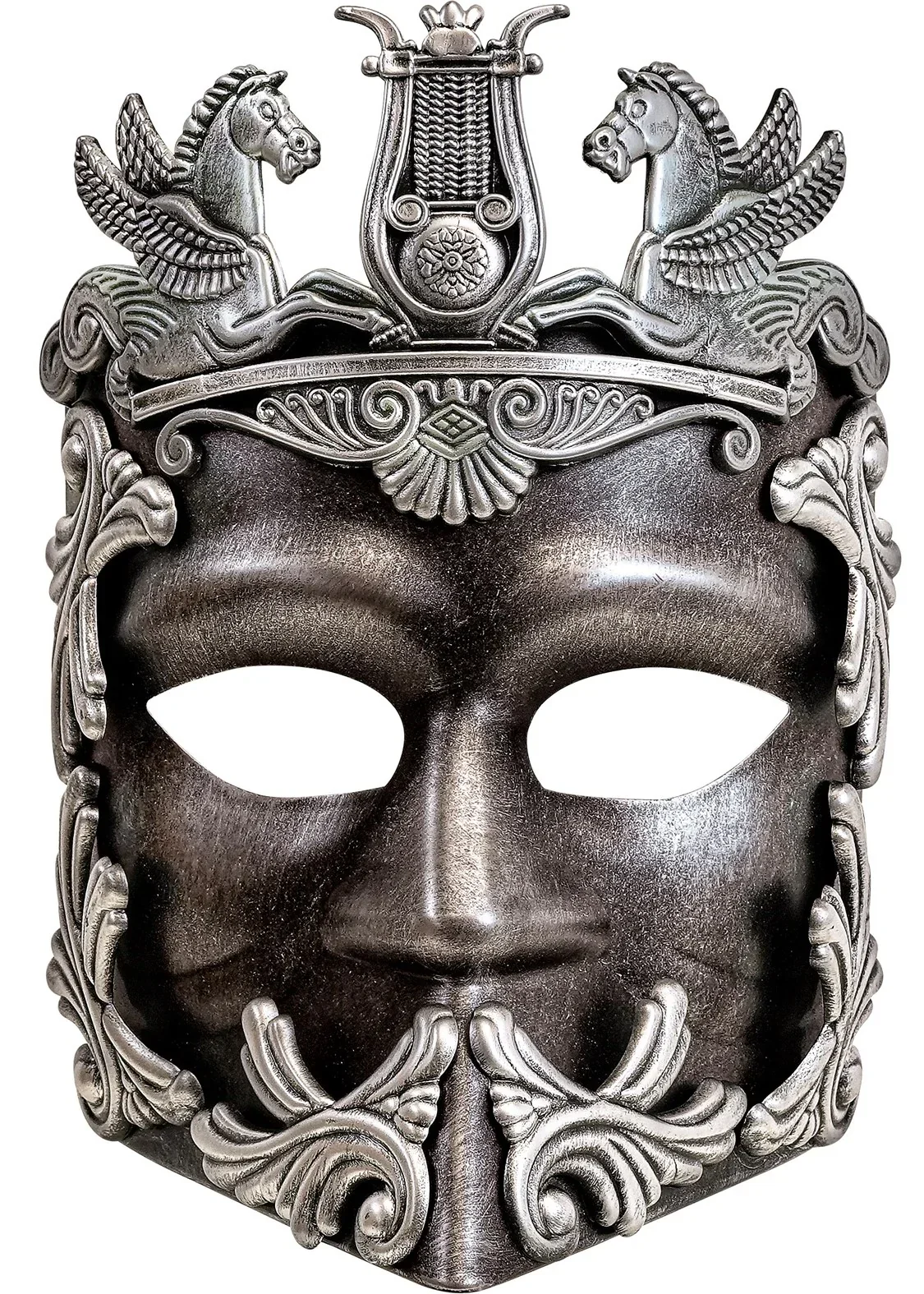 Maschera di Greco o Romano Argentata - immagine 2