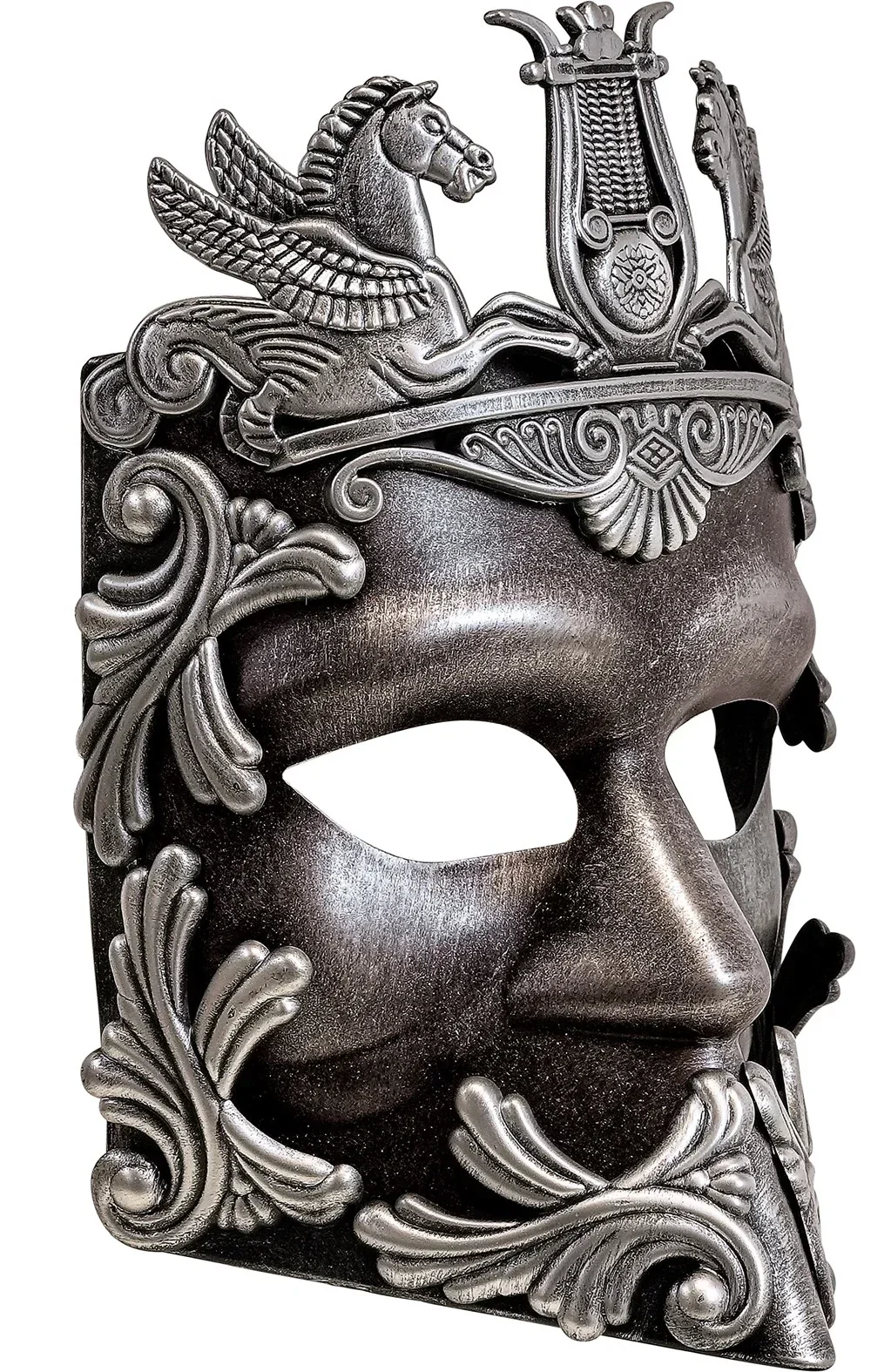 Maschera di Greco o Romano Argentata - immagine 5