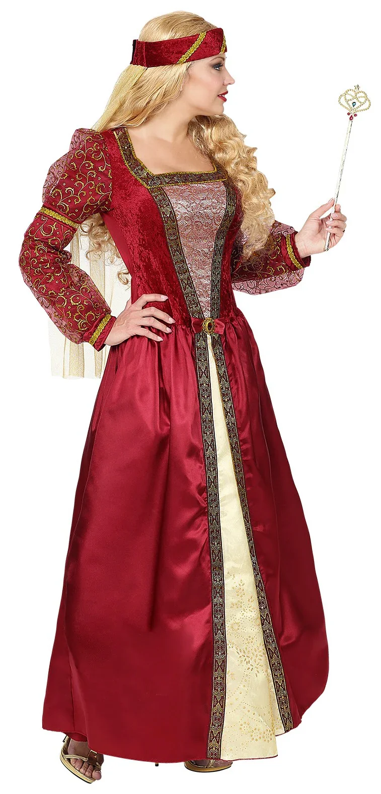 Costume da Principessa Medievale Elegante per Donna - immagine 4