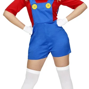 Costume di Super Mario con Pantaloncini per Donna