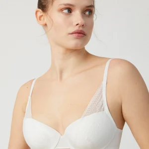 Reggiseno imbottito con ferretto avorio