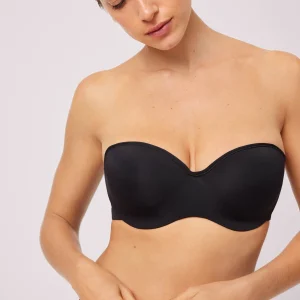 Reggiseno senza spalline multiposizione nero