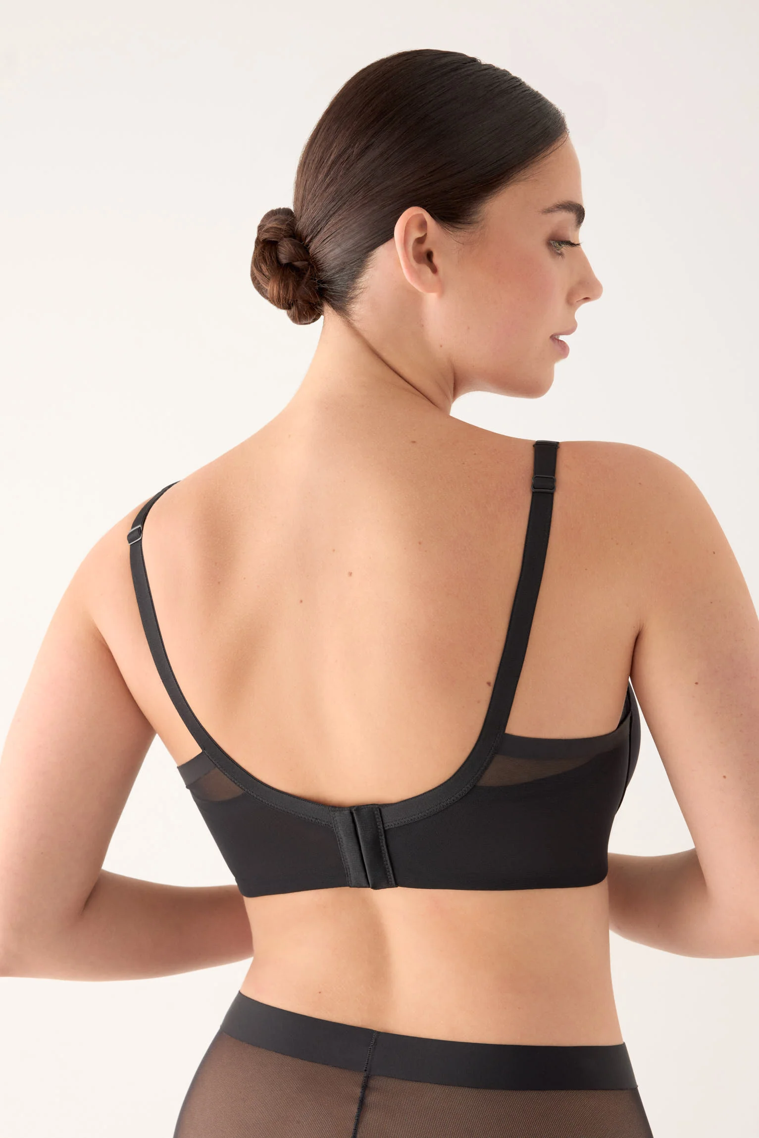 Reggiseno imbottito con ferretto Nomarks, reggiseno nero Sun - immagine 3