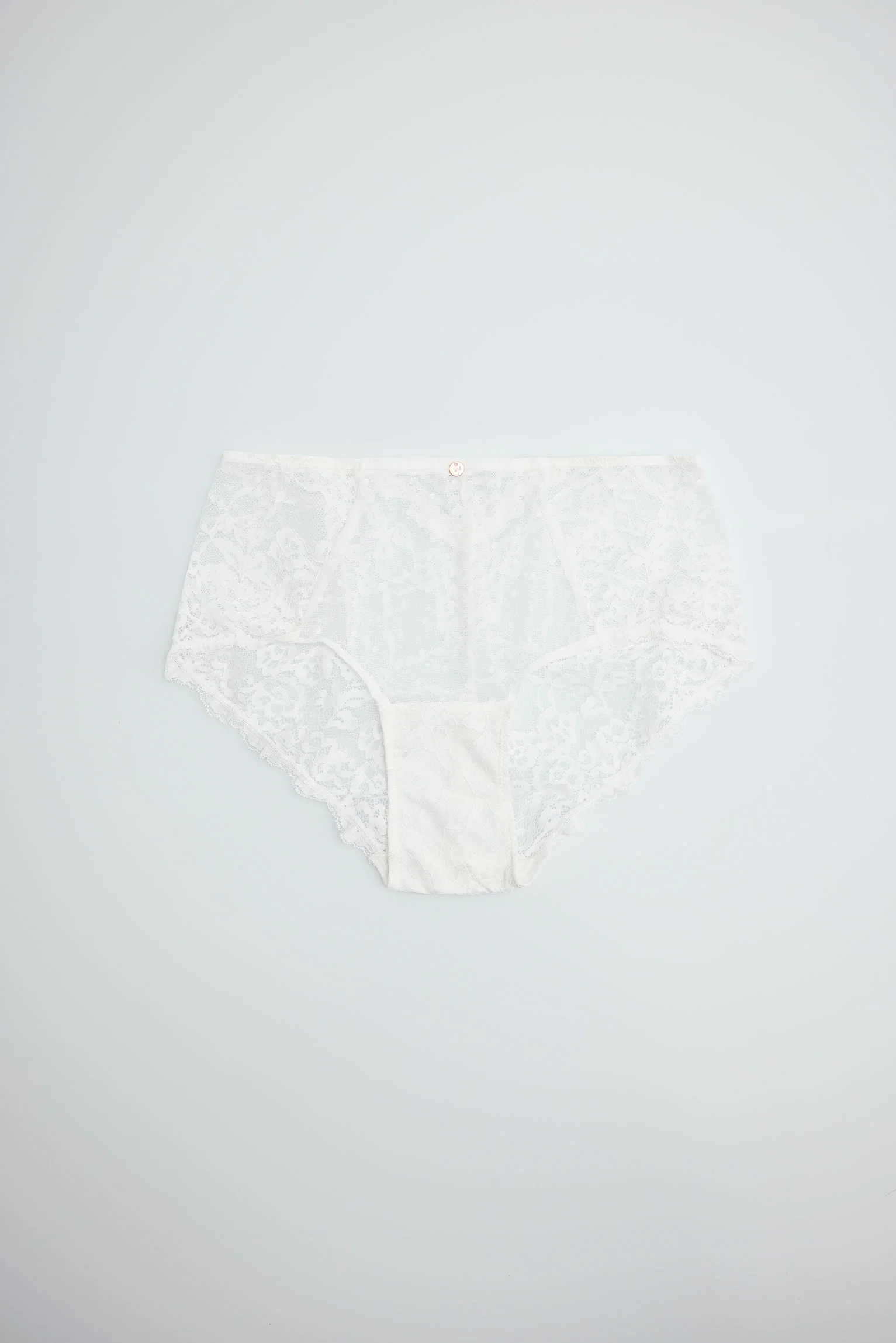 Mutandina alta maxi lingerie avorio - immagine 5