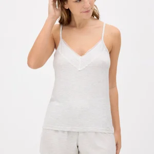 Pigiama leggero: canotta e pantaloncini grigi