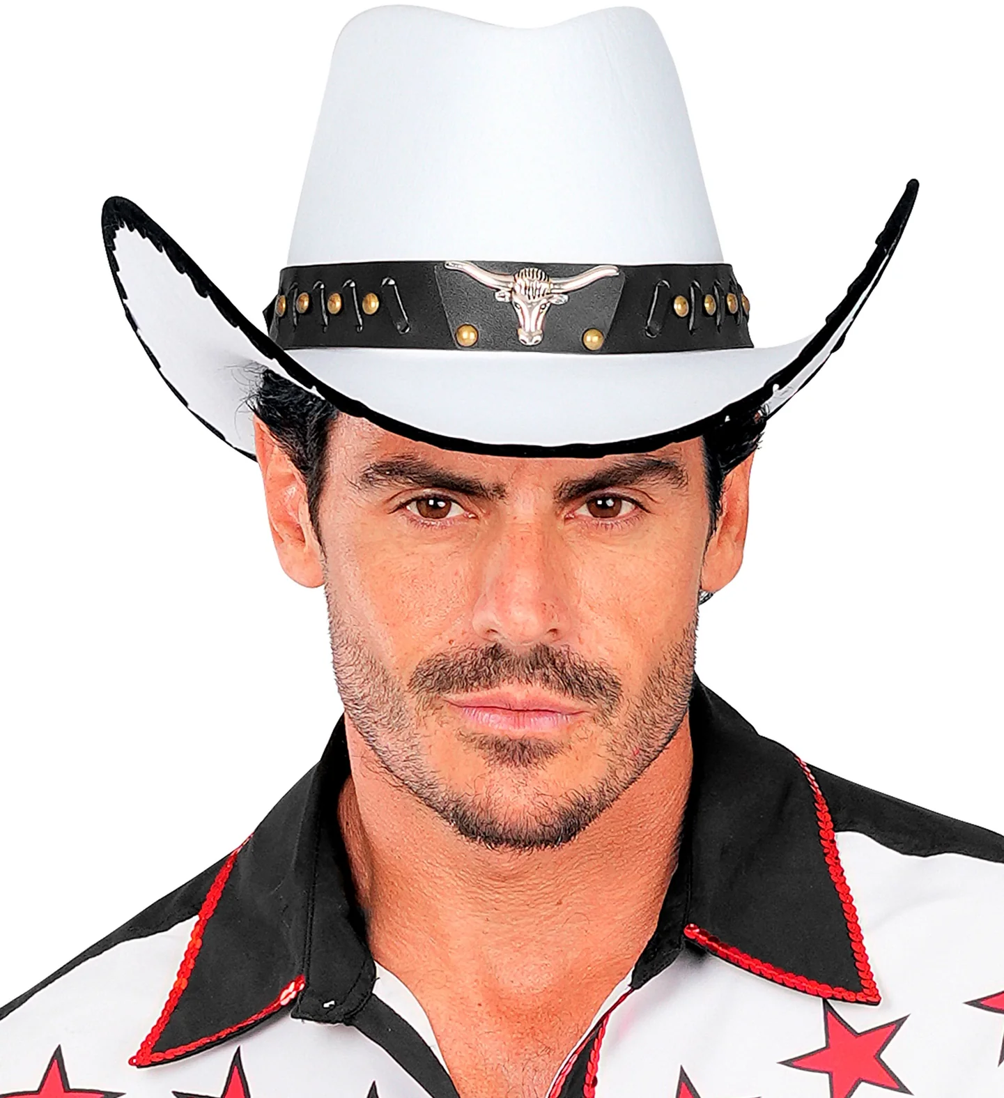 Cappello da Cowboy Texano Bianco - immagine 6