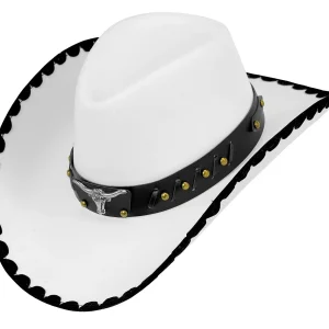 Cappello da Cowboy Texano Bianco