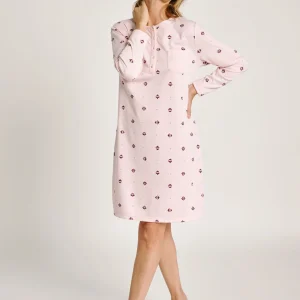 Camicia da notte stampata a maniche lunghe | MUYDEMI