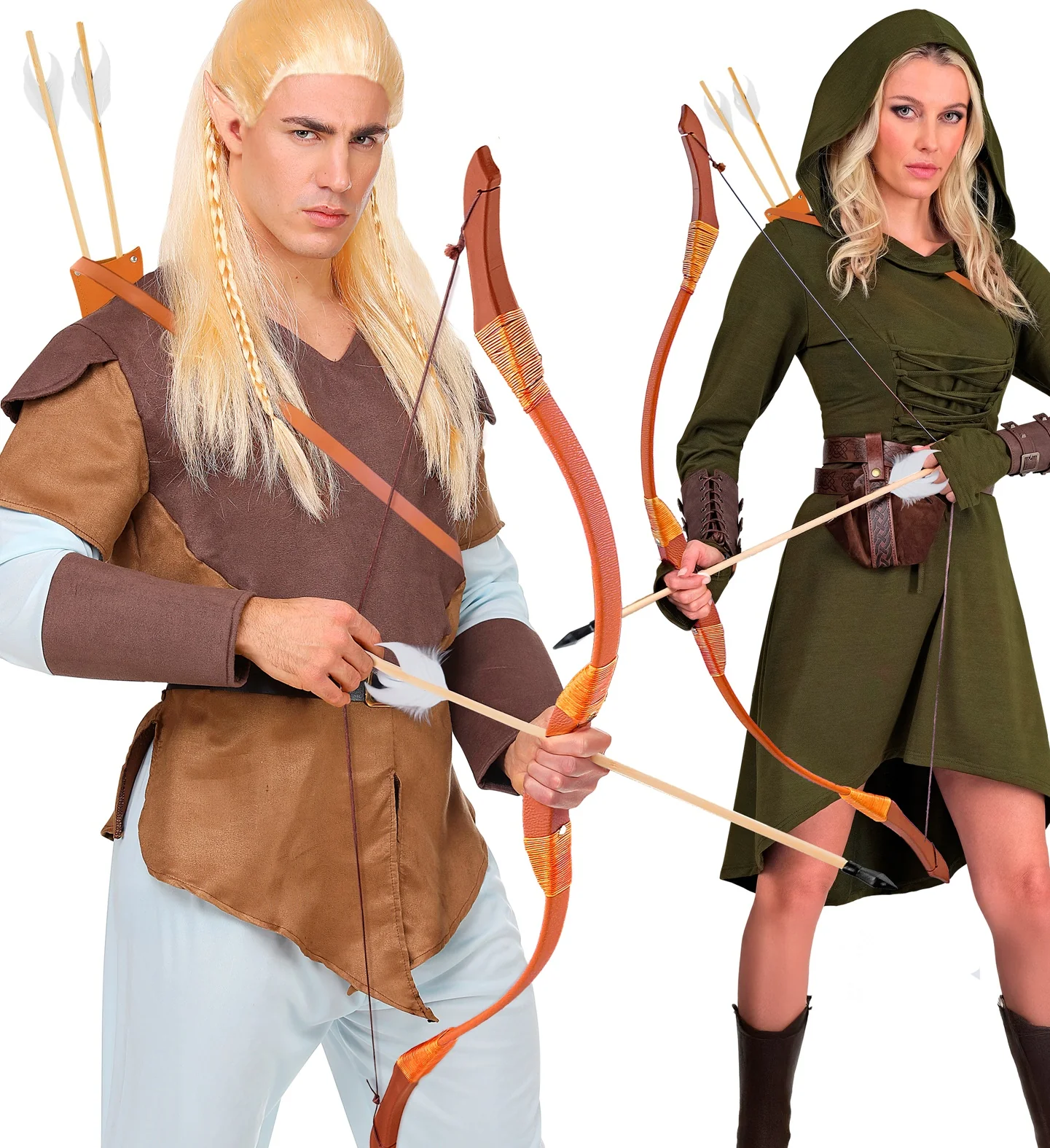 Kit de Arciere con Arco, Frecce e Faretra - immagine 3