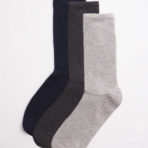 Confezione da 3 calze basic da donna in tonalità scura
