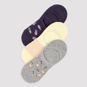 Confezione da 3 calzini estivi stampati da mignolo