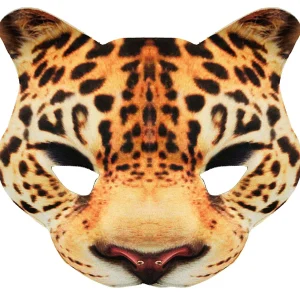 Maschera di Leopardo in Tessuto Rigido