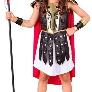 Costume da Guerriera Amazzone con Armatura per Bambina