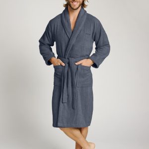 Accappatoio da doccia unisex blu navy | MUYDEMI