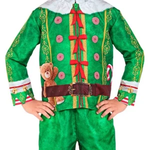 Costume da Elfo Assistente di Babbo Natale per Bambini
