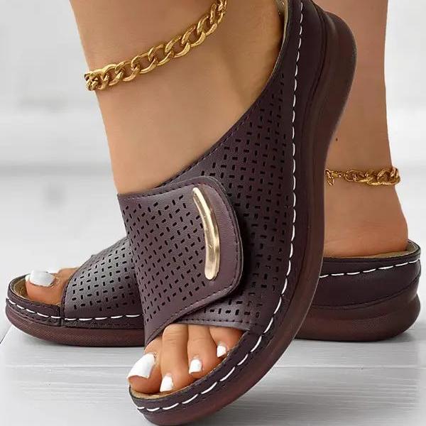 Sandali ortopedici Peep Toe: Comfort e supporto per i tuoi piedi - immagine 7
