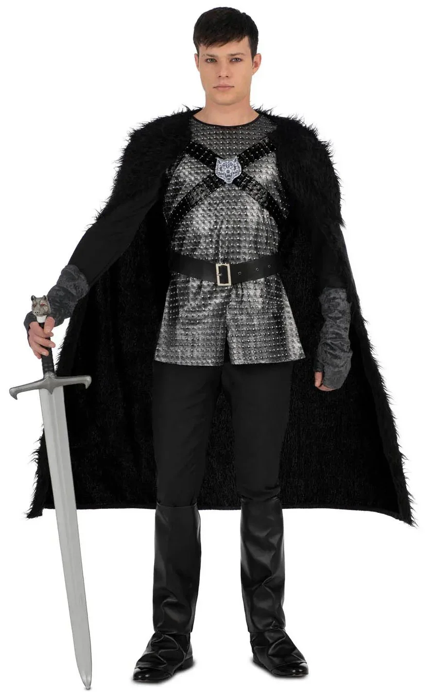 Costume da Vichingo del Nord con Mantello per Uomo - immagine 2