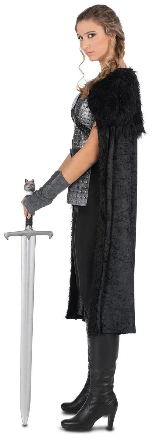 Costume da Vichinga Nordica con Mantello per Donna - immagine 3