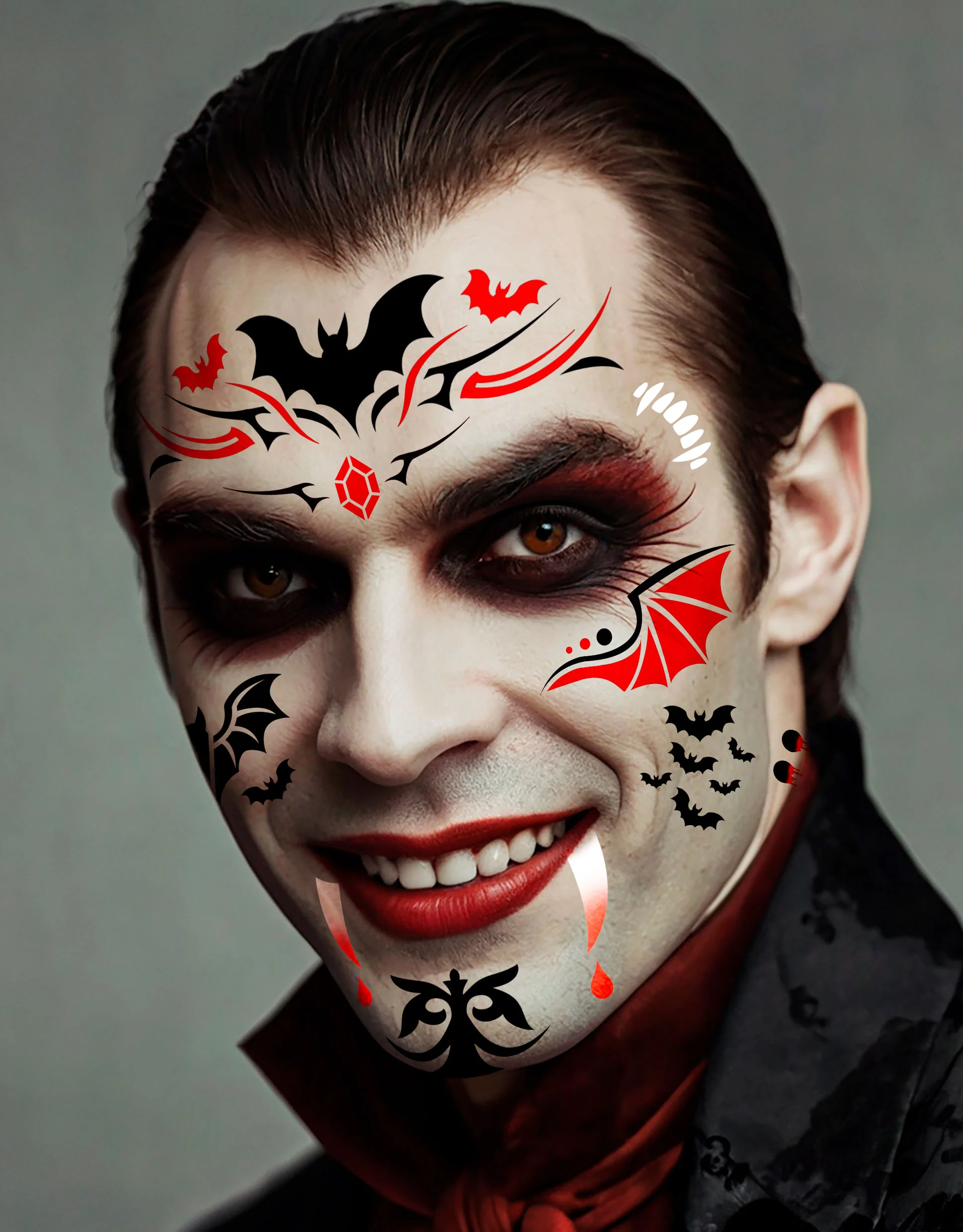 Plantilla Adhesiva di Trucco da Vampiro - immagine 3