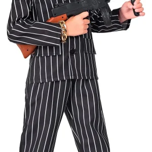 Costume da gangster nero per bambino