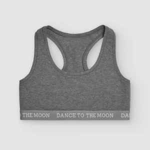 Parte posteriore del nuotatore giovanile, ampia, in cotone antracite elastico