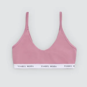 Top rosa in cotone per ragazzi