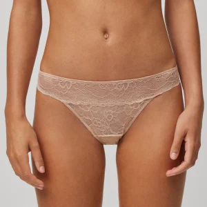 Mini slip in pizzo color carne