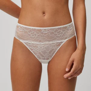Mutandina midi in pizzo avorio