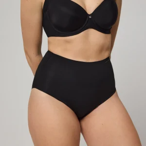 Slip riducente laser in cotone media compressione nero