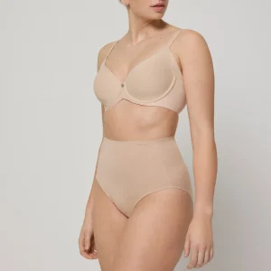 Mutandina riducente laser in cotone a compressione media color carne