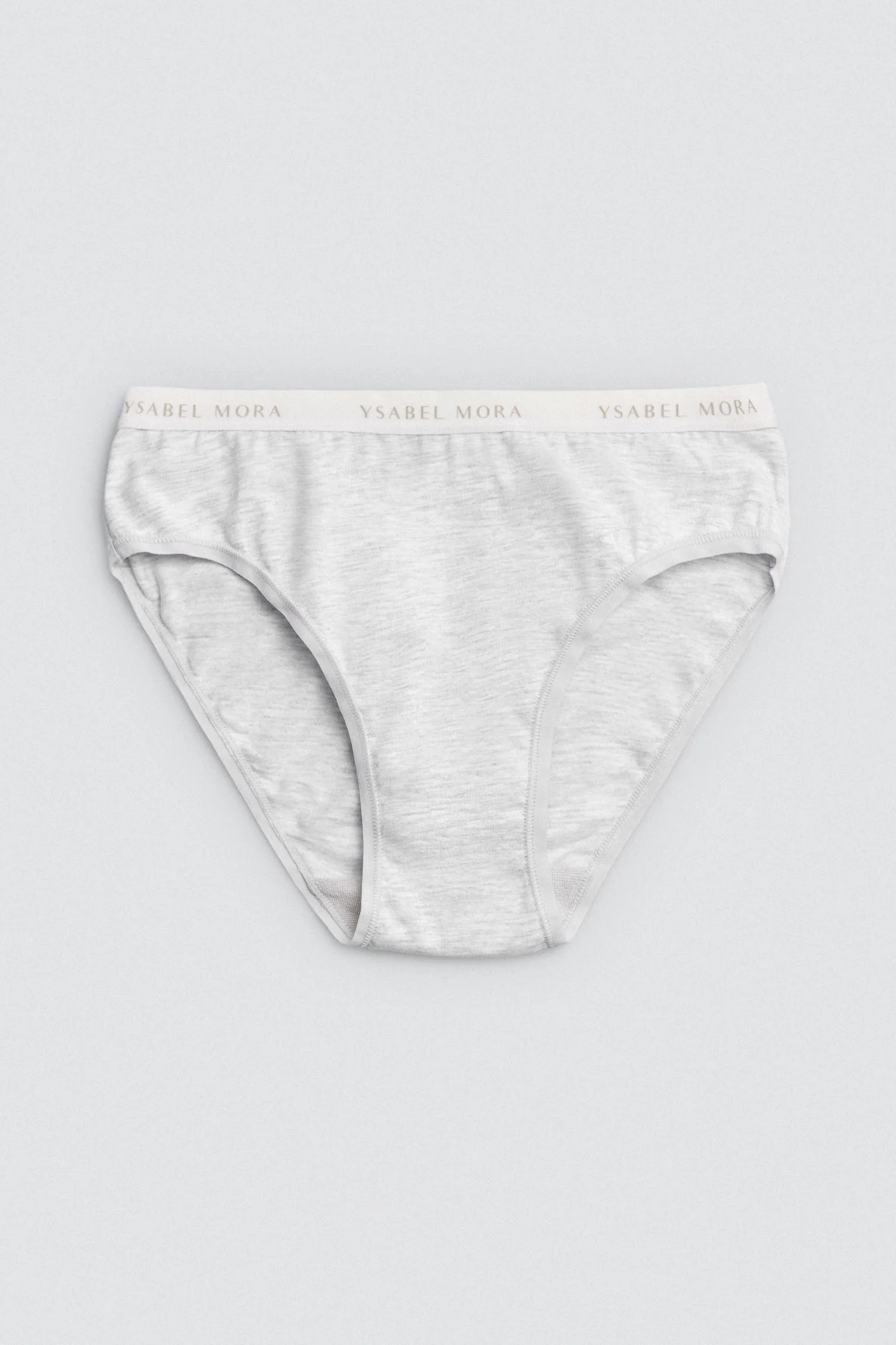 Confezione da 2 slip midi basic in cotone nero e grigio - immagine 4