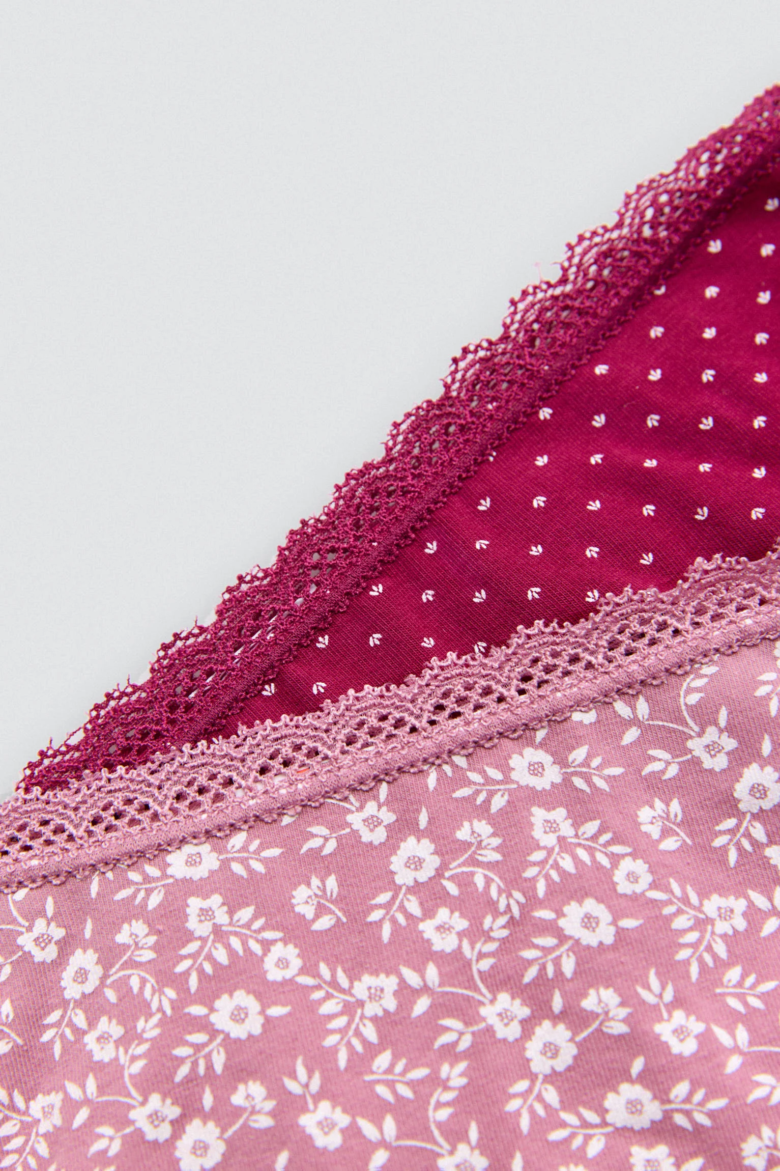 Confezione da 2 mutandine midi stampate rosa - immagine 4