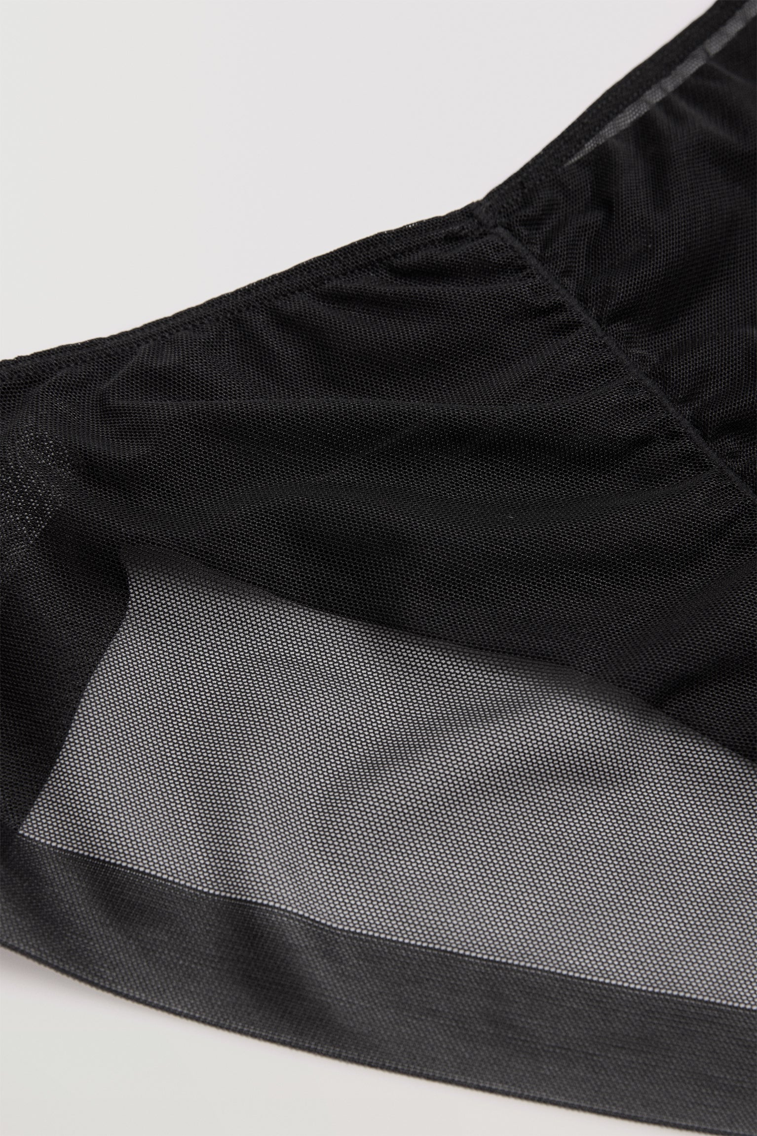 Mutandina in tulle nero - immagine 6