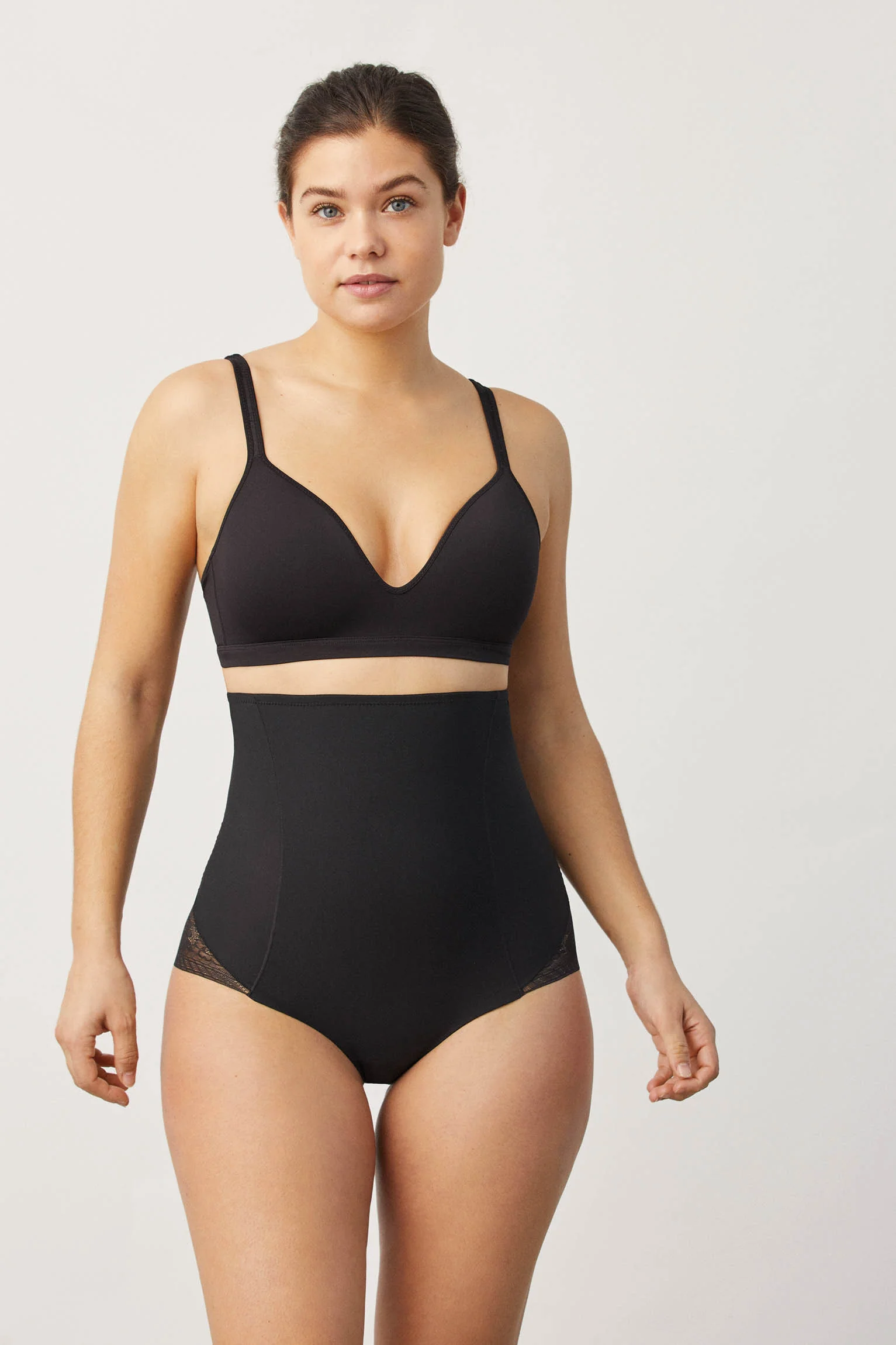 Mutandina alta riducente nera - immagine 4