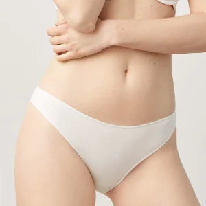 Mini slip in cotone bianco