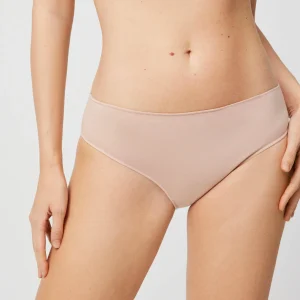 Mutandine di cotone color nudo