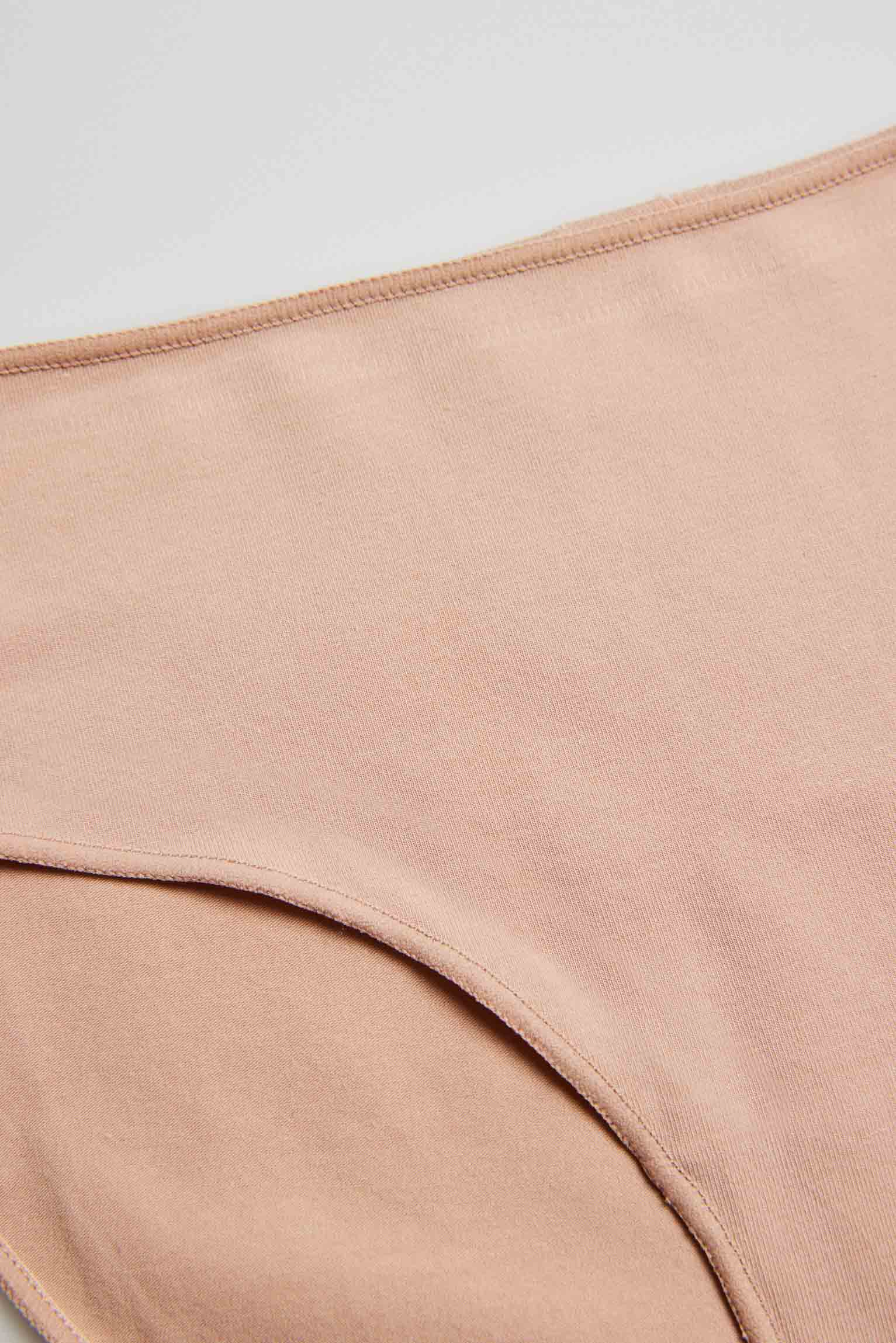 Mutandine di cotone color nudo - immagine 6