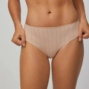 Mutandina midi a coste color carne